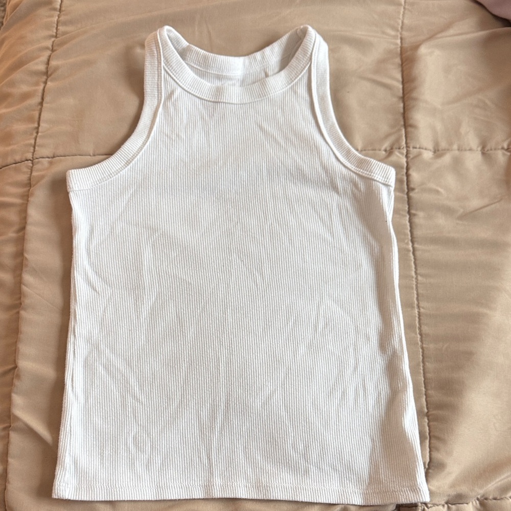 art class Girls White Kids Tank Top 8